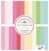 Doodlebug Design - Berry Sweet Collection - petite prints assortment pack