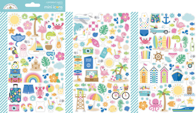 Doodlebug Design Summer Fun Mini Icon Stickers