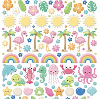 Doodlebug Design Summer Fun Puffy Icon Stickers