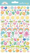 Doodlebug Design Summer Fun Puffy Icon Stickers