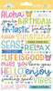 Doodlebug Design Summer Fun Puffy Words Stickers