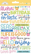 Doodlebug Design Summer Fun Puffy Words Stickers