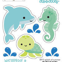 Doodlebug Design Summer Fun Splash of Summer Sticker Doodles