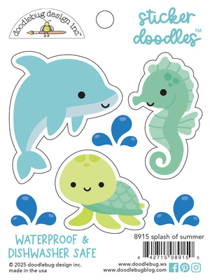 Doodlebug Design Summer Fun Splash of Summer Sticker Doodles