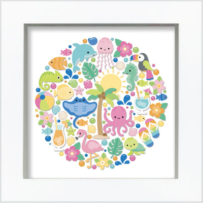 Doodlebug Design Summer Fun Shadow Box Kit
