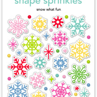 Doodlebug Design - Oh What Fun - Snow What Fun Shape Sprinkles