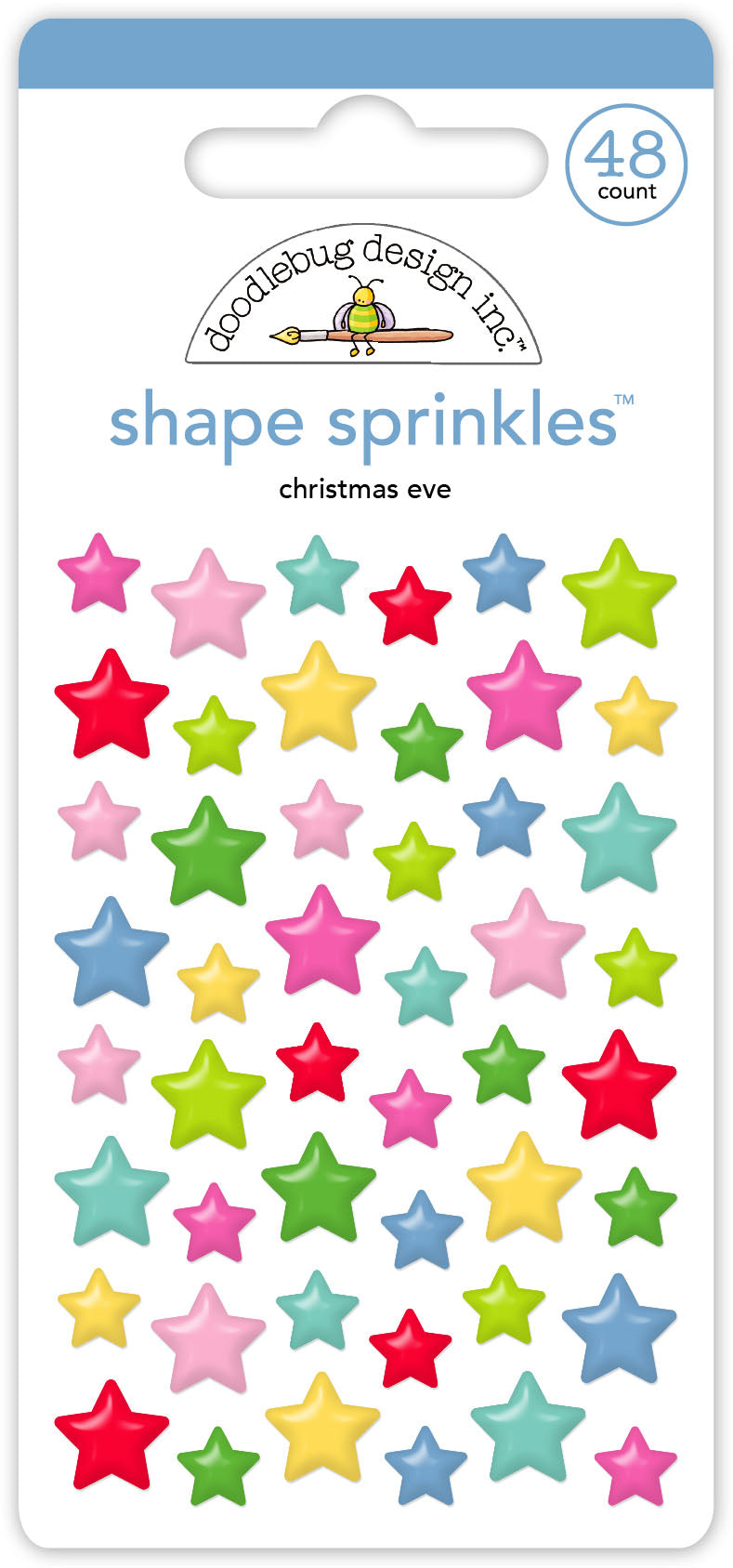 Doodlebug Design - Oh What Fun - Christmas Eve Shape Sprinkles