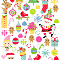 Doodlebug Design - Oh What Fun - Icon Stickers