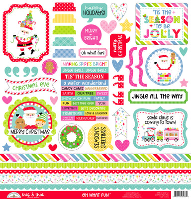Doodlebug Design - Oh What Fun - Oh What Fun This & That Stickers