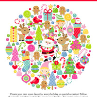 Doodlebug Design - Oh What Fun - Shadow Box Kit