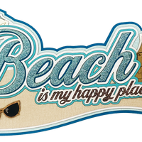 THE BEACH IS MY HAPPY PLACE TITLE - PRE-ORDER