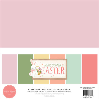 Carta Bella - Here Comes Easter - Solids 12x12 Paper Kit