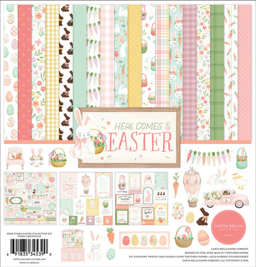 Carta Bella - Here Comes Easter 12x12 Collection Kit