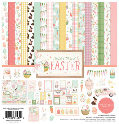 Carta Bella - Here Comes Easter 12x12 Collection Kit