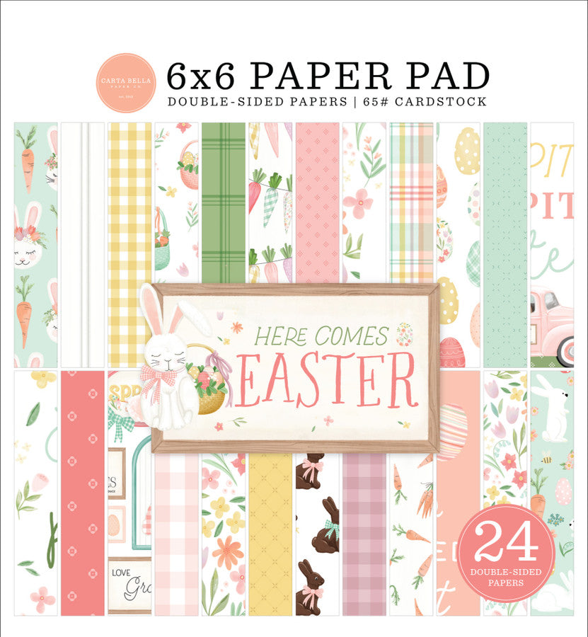 Carta Bella - Here Comes Easter - 6x6 Paper Pad