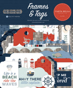 Carta Bella - Seashore Frames & Tags *LAST CHANCE*