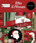 Carta Bella Paper - A Wonderful Christmas Collection - Ephemera - Titles & Phrases *LAST CHANCE*
