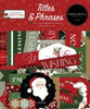 Carta Bella Paper - A Wonderful Christmas Collection - Ephemera - Titles & Phrases *LAST CHANCE*