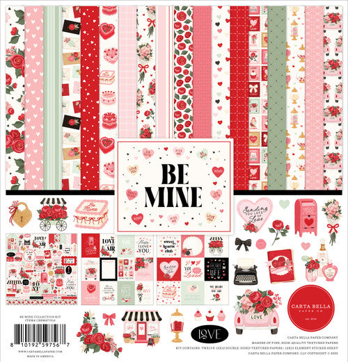 *Value Pack* Carta Bella Paper Co. x Paper Wizard - Be Mine Collection