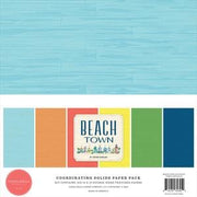 Carta Bella Paper - Beach Town Collection - 12 x 12 Paper Pack - Solids *LAST CHANCE*