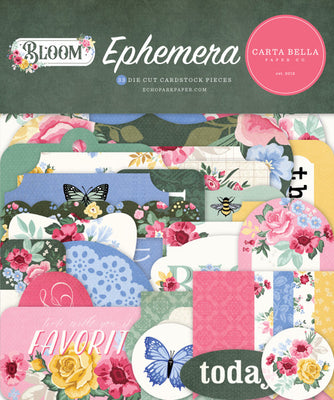 Carta Bella Paper - Bloom Collection - Ephemera *LAST CHANCE*