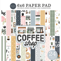 Carta Bella Paper - Coffee Shop Collection - 6 x 6 Paper Pad *LAST CHANCE*