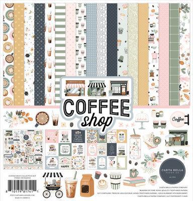 Carta Bella Paper - Coffee Shop Collection - 12 x 12 Collection Kit  *LAST CHANCE*
