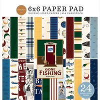 Carta Bella Paper - Gone Fishing Collection - 6 x 6 Paper Pad *LAST CHANCE*