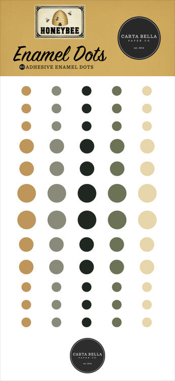 Carta Bella Paper - Honey Bee Collection - Enamel Dots
