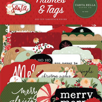 Carta Bella Paper - Letters To Santa Collection - Christmas - Frames & Tags *LAST CHANCE*