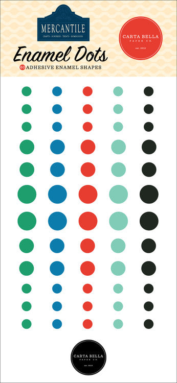 Carta Bella Paper - Mercantile Collection - Enamel Dots *LAST CHANCE*