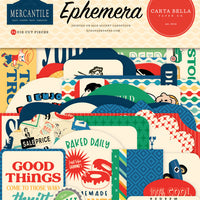 Carta Bella Paper - Mercantile Collection - Ephemera *LAST CHANCE*