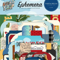 Carta Bella- Road Trip- Ephemera *LAST CHANCE*