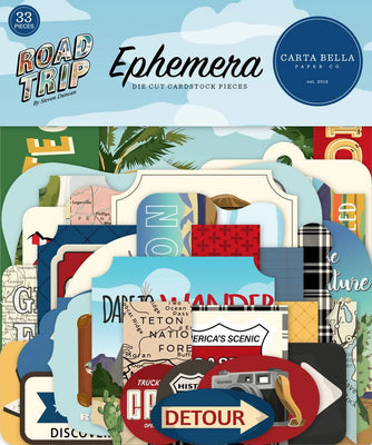 Carta Bella- Road Trip- Ephemera *LAST CHANCE*
