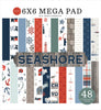 Carta Bella Paper - Seashore Collection - 6 x 6 Mega Paper Pad *LAST CHANCE*