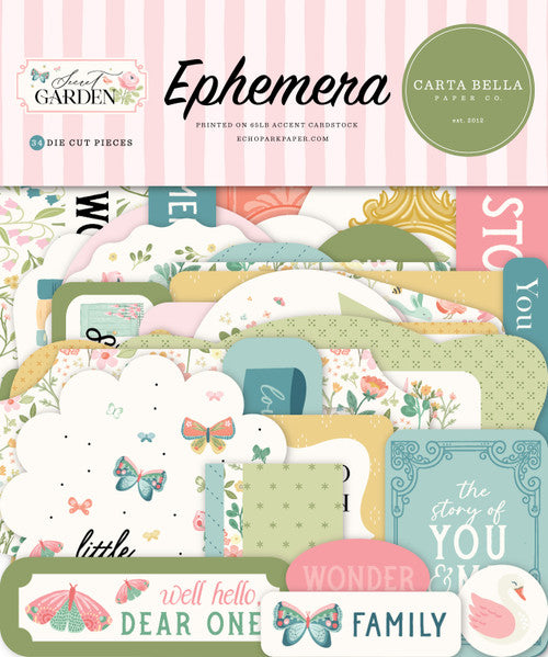 Carta Bella Paper Co. - Secret Garden Collection - Ephemera - LAST CHANCE!