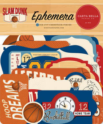Carta Bella Paper Co. - Slam Dunk Collection - Ephemera LAST CHANCE!