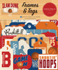 Carta Bella Paper Co. - Slam Dunk Collection - Frames and Tags - LAST CHANCE!