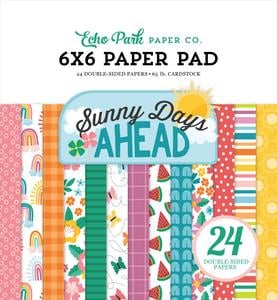 Echo Park - Sunny Days Ahead Collection - 6 x 6 Paper Pad *LAST CHANCE*