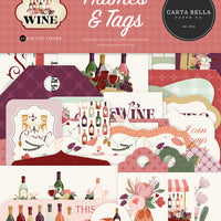 Carta Bella Paper Co. - Wine Collection - Frames & Tags