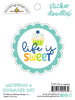 Doodlebug Design - Balloons & Banners Collection - Sticker Doodles - Life Is Sweet
