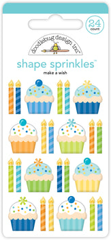 Doodlebug Design - Balloons & Banners Collection - Shape Sprinkles