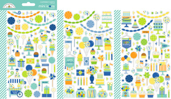 Doodlebug Design - Balloons & Banners Collection - Mini Icons