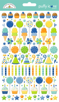 Doodlebug Design - Balloons & Banners Collection - Puffy Icons