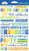 Doodlebug Design - Balloons & Banners Collection - Puffy Words
