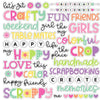 Doodlebug Design - Color Me Crafty Collection - Chit Chat