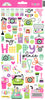 Doodlebug Design - Color Me Crafty Collection - Icon Stickers