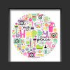 Doodlebug Design - Color Me Crafty Collection - Shadow Box Insert