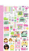 Doodlebug Design - Color Me Crafty Collection - Mini Icons Stickers