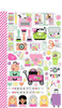 Doodlebug Design - Color Me Crafty Collection - Mini Icons Stickers